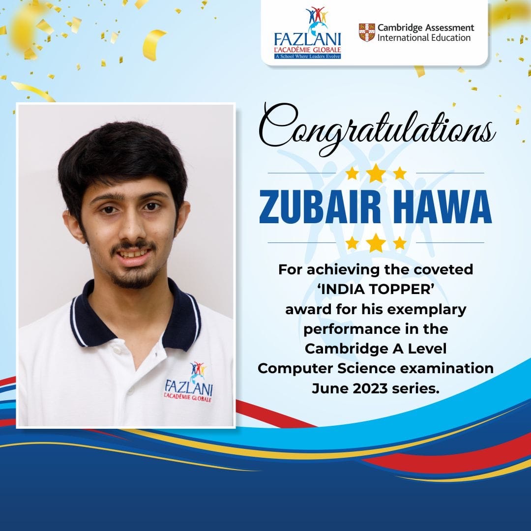 Cambridge Outstanding Learner Awards Fazlani L Acad mie Globale